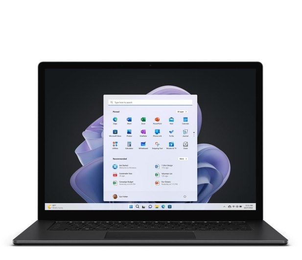 Microsoft Surface Laptop 5 15" i7/8GB/512GB/Win11 (Czarny) - 1081290 - zdjęcie